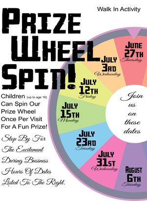Prize Wheel Spin